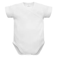Body dla niemowląt - Pinokio Body Kopertowe Biały Prążek Lovely Day 50 - miniaturka - grafika 1