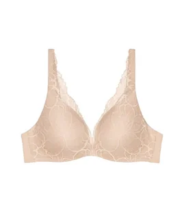 Triumph Biustonosz usztywniany na fiszbinie  Body Make-Up Illusion Lace WP-80F - Biustonosze - miniaturka - grafika 1