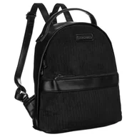 Plecaki - Plecak czarny David Jones [DH] 6664-3 BLACK - DAVID JONES - miniaturka - grafika 1