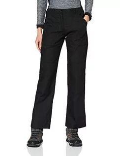 Spodnie damskie - Regatta Spodnie damskie, wodoodporne, z wieloma kieszeniami 3XL czarne TRJ334L_Black_22 - grafika 1
