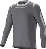 Koszulki męskie - Alpinestars Koszulka długi rękaw ALPINESTARS A-DURA DRI WOOL LS JERSEY, Dark Gray Rozmiar: M - miniaturka - grafika 1