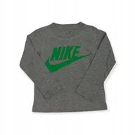 Bluzki damskie - Bluzka koszulka dla chłopca szara NIKE 2 latka - miniaturka - grafika 1