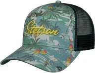 Czapki i chusty sportowe męskie - Czapka Trucker Surf Island by Stetson, zielono-niebieski, One Size - miniaturka - grafika 1