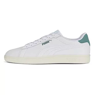 PUMA Męskie sneakersy Smash 3,0 l, biało-adriatyk - kość słoniowa, 40 EU - Sneakersy męskie - miniaturka - grafika 1