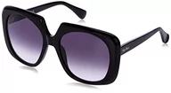 Okulary przeciwsłoneczne - Maxmara MM0047@5601B#, Shiny Black, Regularny dla kobiet, Shiny Black - miniaturka - grafika 1