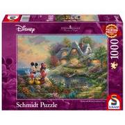 Puzzle - Schmidt Spiele, PQ Puzzle 1000 el. THOMAS KINKADE Myszka Miki & Minnie (Disney) - miniaturka - grafika 1