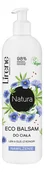 Balsamy i kremy do ciała - Lirene Natura Eco Body Balm - Nawilżający balsam do ciała - Len & Olej z konopi - 350 ml - miniaturka - grafika 1
