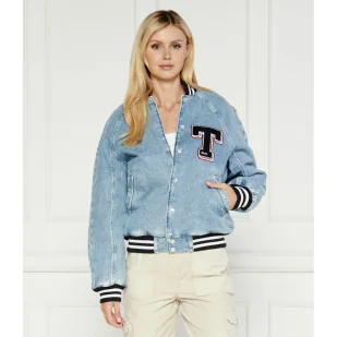 Tommy Jeans Kurtka LETTERMAN | Oversize fit - Kurtki damskie - miniaturka - grafika 1