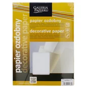 Papier do drukarek - Karton ozdobny A4 110g Laid biały (50) - miniaturka - grafika 1