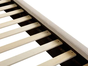 Łóżko tapicerowane 160 x 200 cm beżowe VINAY - Łóżka - miniaturka - grafika 6