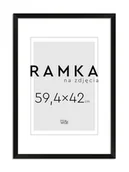 Ramki na zdjęcia - Ramka na zdjęcia A2 59,4x42 cm Czarna - miniaturka - grafika 1