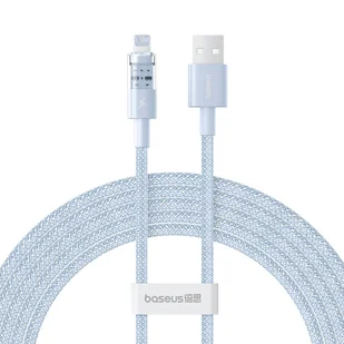 Kabel Baseus Gem 2.4a 2m (niebieski) - Kable USB - miniaturka - grafika 1