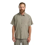 Koszule męskie - Męska koszula z krótkim rękawem Jack Wolfskin MESETA SHIRT M stone - S - miniaturka - grafika 1