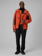 Odzież trekkingowa męska - 4F Spodnie trekkingowe szybkoschnące męskie - czarne XL - miniaturka - grafika 1