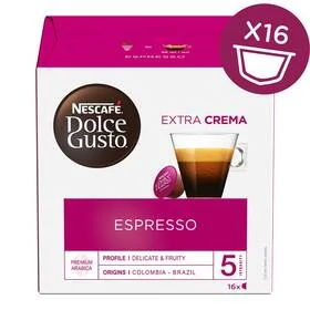 Nescafe DOLCE GUSTO Espresso 16 kapsułek - Kawa w kapsułkach i saszetkach - miniaturka - grafika 2