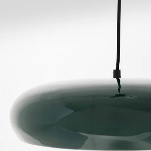 Lampa wisząca KARE Lia, niebieski, stal emaliowana, 38 cm - Lampy sufitowe - miniaturka - grafika 1