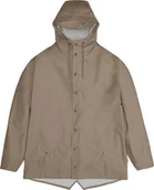 Kurtki i kamizelki sportowe damskie - Rains kurtka przeciwdeszczowa unisex JACKET 12010 17 TAUPE XL - miniaturka - grafika 1