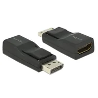 Kable komputerowe i do monitorów - Delock Adapter Displayport 1.2(M) -> HDMI(F) pasywny 4K Czarny 65685 - miniaturka - grafika 1