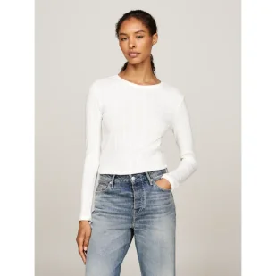 Tommy Hilfiger Bluzka | Slim Fit - Bluzki damskie - miniaturka - grafika 1