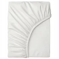 Prześcieradła - IKEA BRUKSVARA Prześcieradło z gumką, biały, 90x200 cm - miniaturka - grafika 1