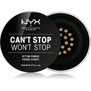 NYX CANT STOP WONT STOP SETTING POWDER-MEDIUM - Pudry do twarzy - miniaturka - grafika 1