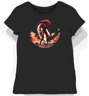 Koszulki i topy damskie - Koszulka damska czarna z nadrukiem czerwonego insektoida L - miniaturka - grafika 1