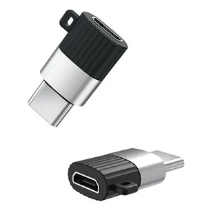XO XO adapter NB149-A microUSB - USB-C czarny 8_2256893 - Adaptery i przejściówki - miniaturka - grafika 1