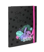 Teczki i skoroszyty - PATIO, teczka a4 przestrzenna tekturowa z gumką disney black wzór 3 - miniaturka - grafika 1