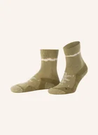 Skarpetki damskie - Satisfy Skarpety Do Biegania Merino Nylon Tube Z Wełną Merynosową gruen - miniaturka - grafika 1