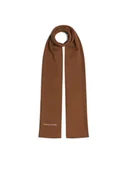 Apaszki i szaliki męskie - Tommy Hilfiger Szalik Linear Logo AM0AM12649 Brązowy - miniaturka - grafika 1