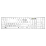 Klawiatury - Genius SlimStar 126 COPILOT, klawiatura CZ/SK, klasyczna, przewodowa (USB), biała - miniaturka - grafika 1