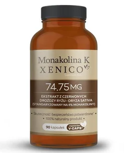 Xenico Monakolina K 90 Kaps - Suplementy naturalne - miniaturka - grafika 1