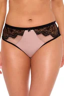 Majtki damskie - Brazyliany Gaia 1274B Frida czarno-różowy - miniaturka - grafika 1