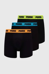 Puma bokserki 3-pack męskie kolor czarny 938327 - Majtki damskie - miniaturka - grafika 1