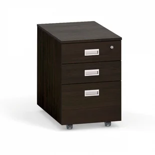 B2B Partner Kontener na teczki wiszące PRIMO Classic, 3 szuflady, wenge 519856 - Szafki biurowe - miniaturka - grafika 3