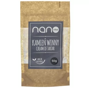 Nanovital Nanovital Kamień winny - 50 g - Zdrowa żywność - miniaturka - grafika 1