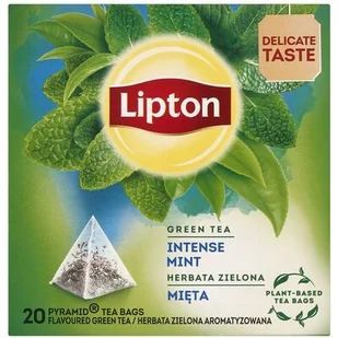 Lipton Green Tea Mint Herbata zielona 32,5 g (25 torebek) - Herbata - miniaturka - grafika 1