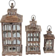 Dekoracje domu - Lampion Candela , drewno, 76631 - miniaturka - grafika 1