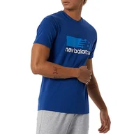 Koszulki sportowe męskie - Koszulka New Balance MT13907AT - granatowa - miniaturka - grafika 1