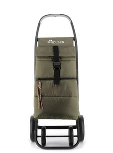 Wózek na zakupy Rolser Clec Termo Polar 8 Plus Grey - khaki - Torby i wózki na zakupy - miniaturka - grafika 1