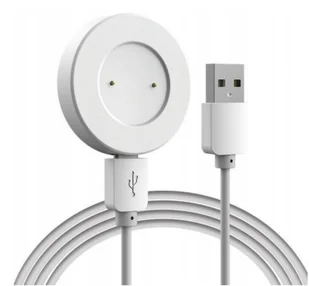 Qiktech Ładowarka Kabel Usb Do Zegarek Smartwatch Huawei Watch Gt/ Gt2 /Gt 2E / Honor Magic (Biała) - Akcesoria do smartwatchy - miniaturka - grafika 1