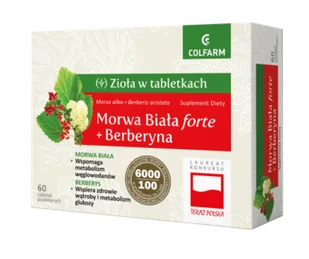 MORWA BIAŁA Z BERBERYNĄ 60 sztuk COLFARM - Suplementy naturalne - miniaturka - grafika 1