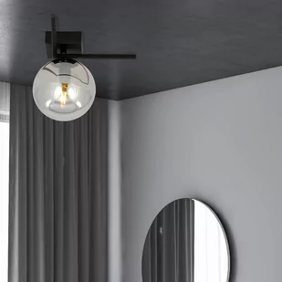 Emibig Imago 1G lampa sufitowa 1-punktowa czarna/grafitowa 1131/1G - Lampy sufitowe - miniaturka - grafika 4