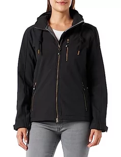 Damska kurtka softshell z odpinanym kapturem kurtka przejściowa Windbreaker #ankerglutfreude - Kurtki damskie - miniaturka - grafika 1