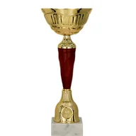 Gadżety dla kibiców - Puchar metalowy złoto-burgundowy - miniaturka - grafika 1