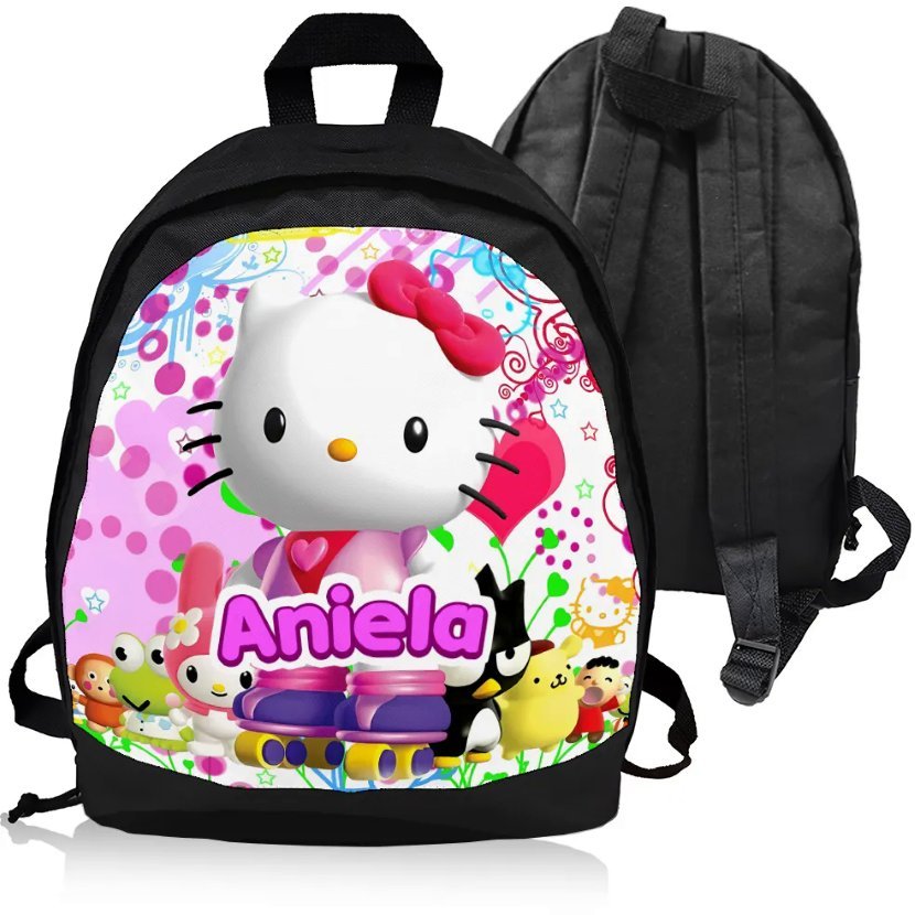 Plecak Personalizowany HELLO KITTY - NADRUK IMIENIA - Idealny na Prezent!