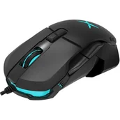 Myszki - Delux M629BU RGB czarna PMW3389 - miniaturka - grafika 1