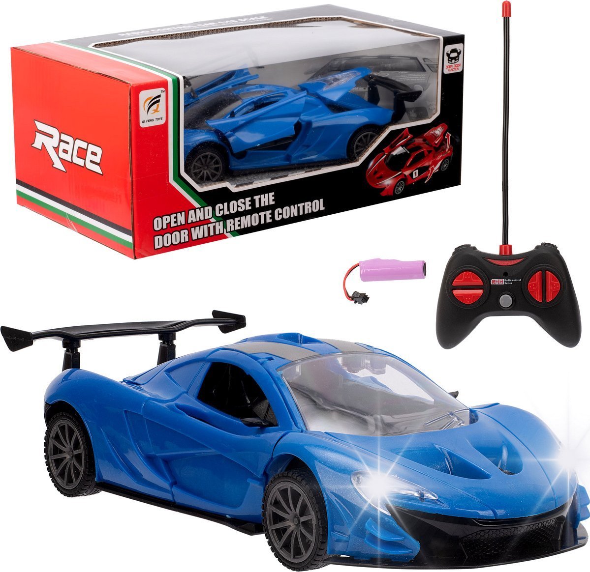 SAMOCHÓD AUTO ZDALNIE STEROWANE RC ŚWIATŁA LED aku