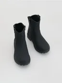 Buciki dla niemowląt - Reserved - Botki z imitacji skóry - czarny - miniaturka - grafika 1