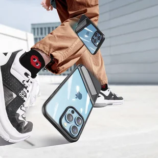 Ugreen Fusion Kickstand Case sztywne etui z żelową ramką i podstawką do iPhone 13 Pro czarny (90153) - Etui i futerały do telefonów - miniaturka - grafika 17